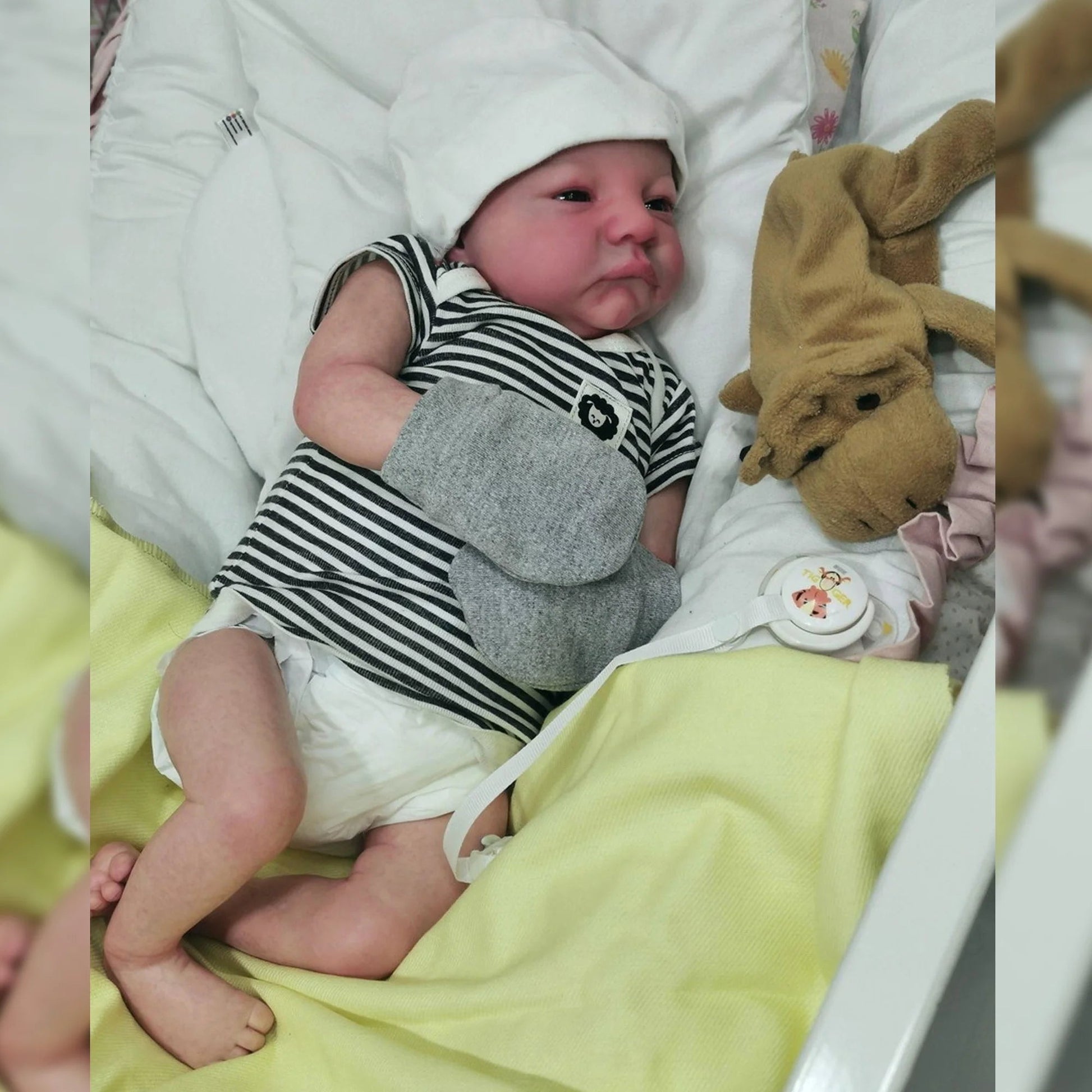 16.5" Open Eyes Levi Full Body Silicone Vinyl Reborn Dolls 3D Painted Can Take Bath Baby Toys For Kid's Gift Muñecas Reborn lifelikesiliconereborns.com