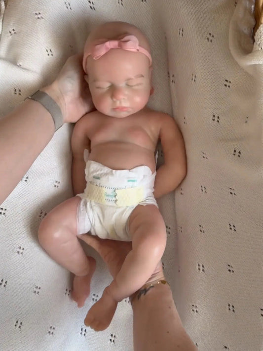 18 Inch Loulou Silicone Girl Handmade Bebe Newborn Baby Doll Finished Newborn Doll For Birthday Gifts lifelikesiliconereborns.com