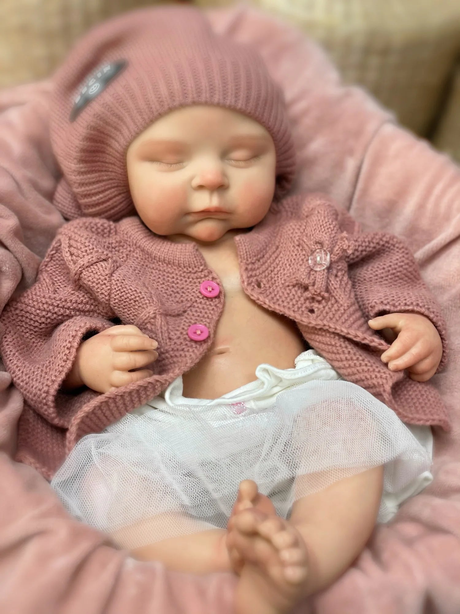 45cm Peaches Solid Silicone Bebe Reborn Girls With Sweather Outfits 3D Painted Skin Soft Touch Handmade Lifelike Newborn  Doll lifelikesiliconereborns.com
