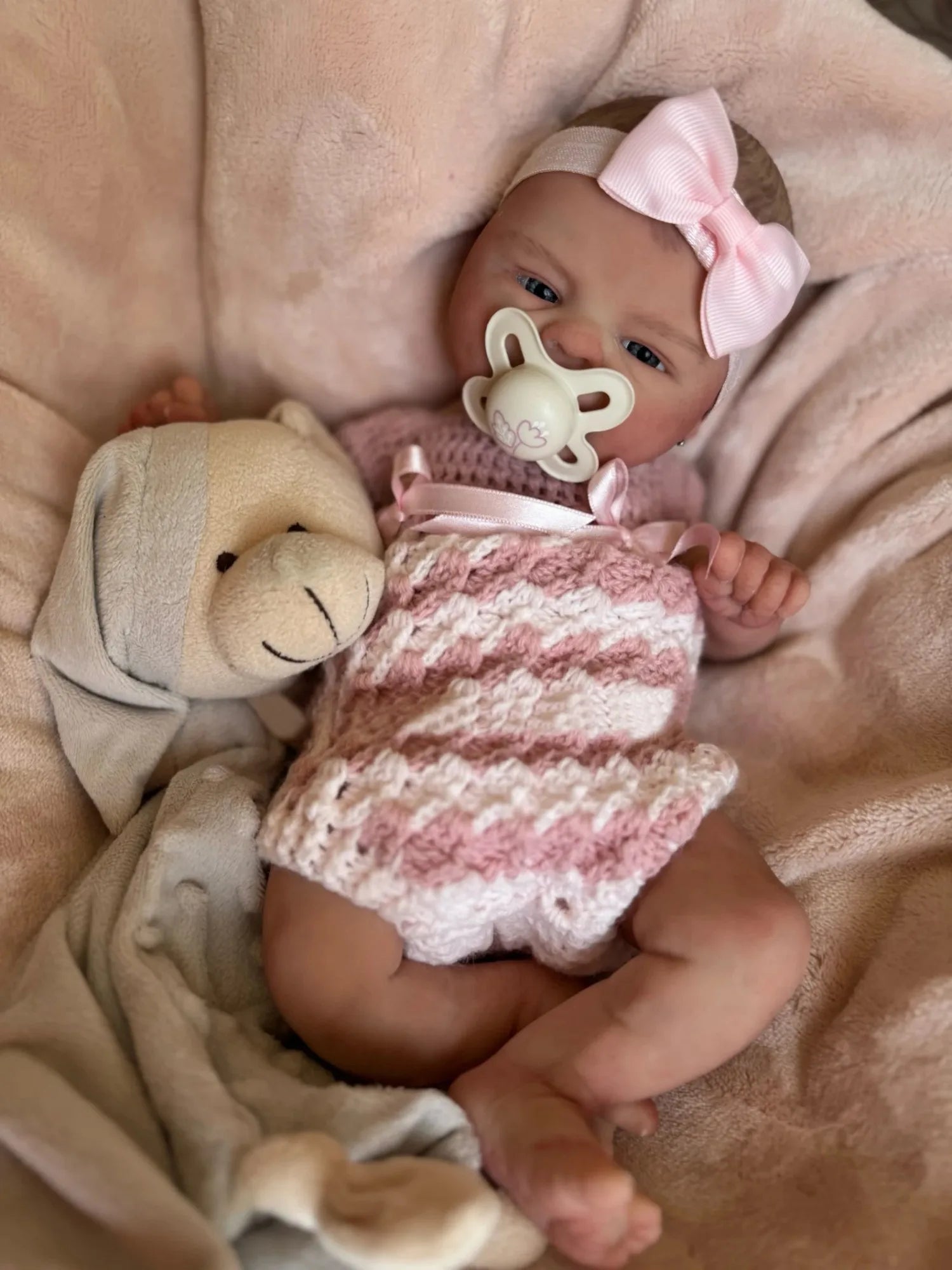 16inch Coco Bebe All Silicone Reborn Doll Painted Hair Newborn Baby Girl Reborn Doll For Family's Gift Corpo De Silicone Inteiro lifelikesiliconereborns.com