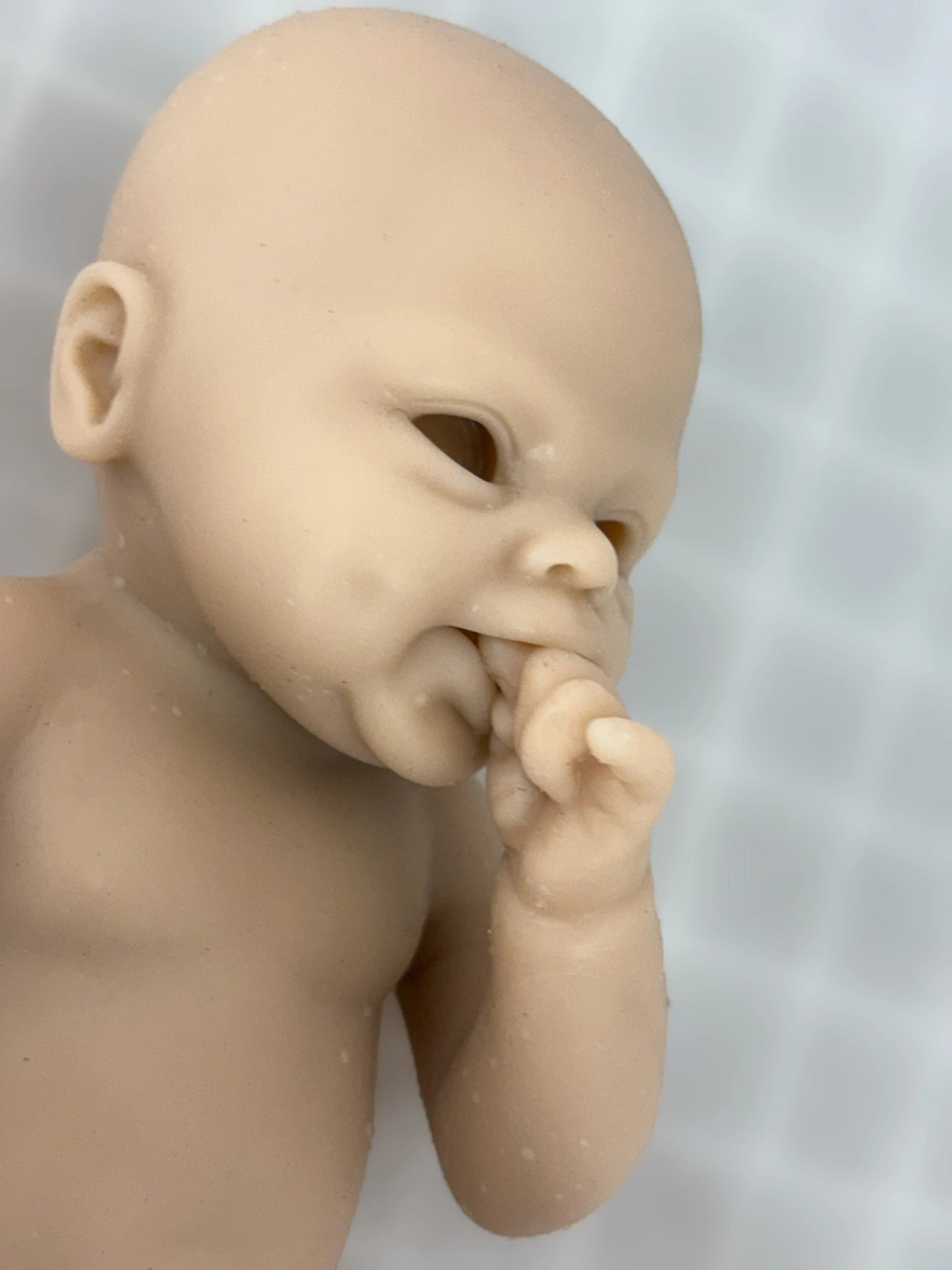 40cm Can Open Mouth CoCo Full Body Solid Siicone bébé reborn Girl With 3D Painted Skin Handmade bebe reborn de silicona  Doll lifelikesiliconereborns.com