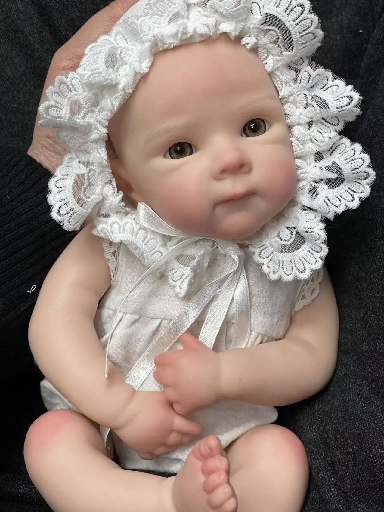 33cm Open Eyes Bettie Solid Silicone Bebe Reborn Girl Paint/Unpaint Soft Toching Feeling Newborn Baby Lifelike reales para niñas lifelikesiliconereborns.com