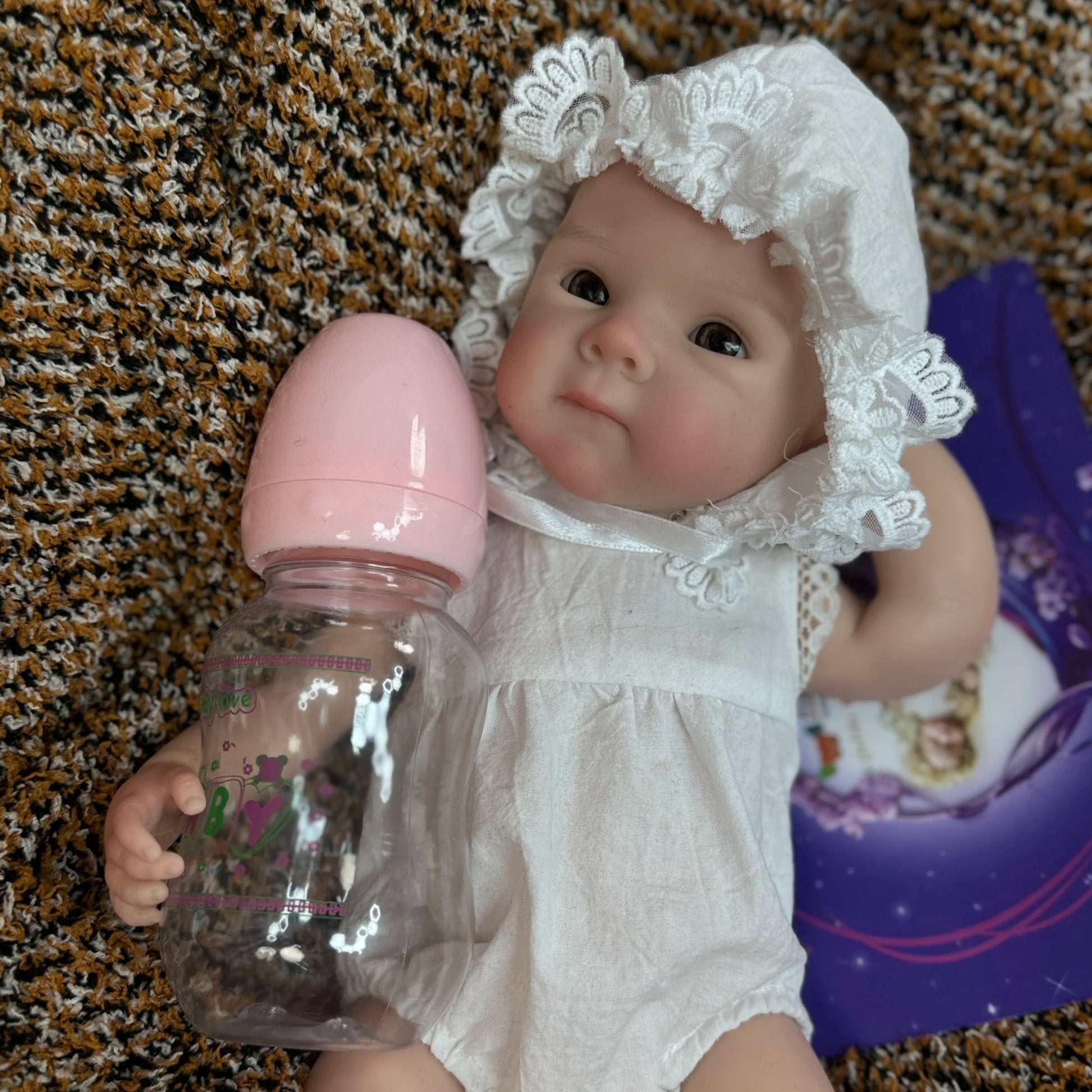13Inch Girl Bettie Full Body Soft Solid Silicone Reborn Doll Painted Handmade Reborn Baby Doll Reborn Corpo De Silicone lifelikesiliconereborns.com