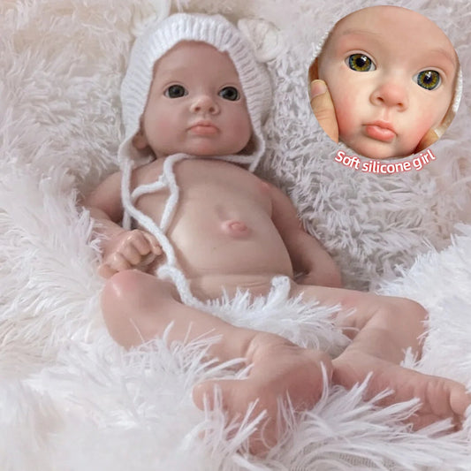 18inch Girl Tutti Painted Full Body Soft Solid Silicone Reborn Baby Doll Handmade Baby Doll Boneca Reborn Corpo De Silicone lifelikesiliconereborns.com