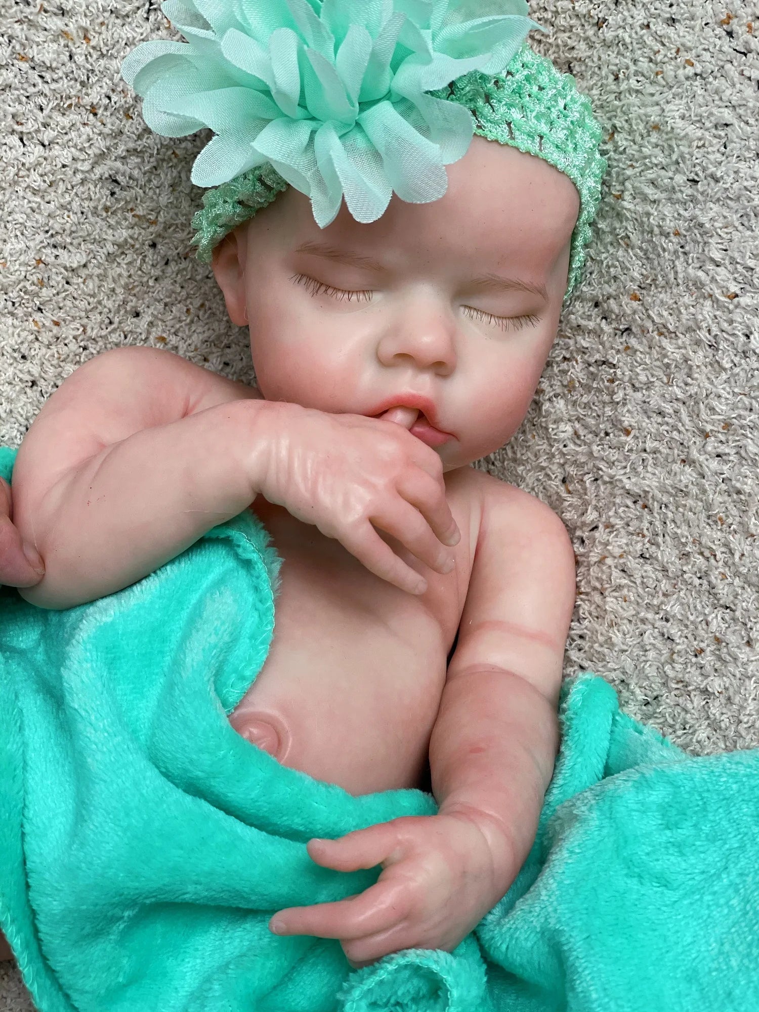 40cm Twins B Solid Silicone Bebe Reborn Girl With 3D Painted Skin Visible Veins Soft Touch Reborn Baby Girls For Children's Gift lifelikesiliconereborns.com