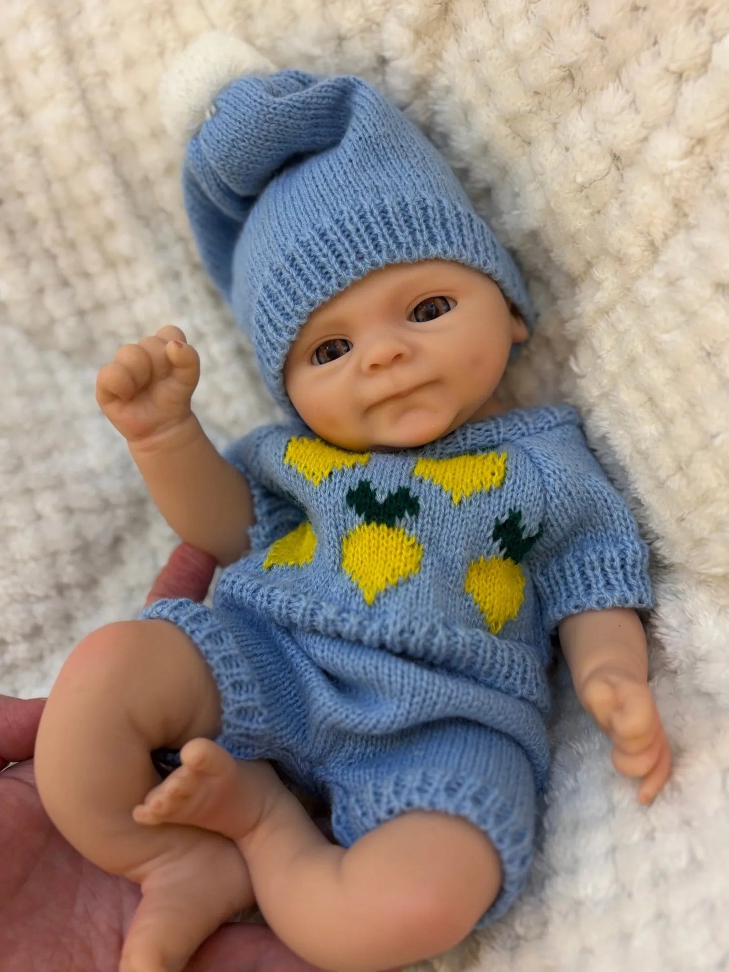 13inch Silicone bebe Smily Boy Full Solid Slicone Bebe Reborn Doll Realistic Newborn Baby Doll Toy For Gifts Muñeca Reborn lifelikesiliconereborns.com