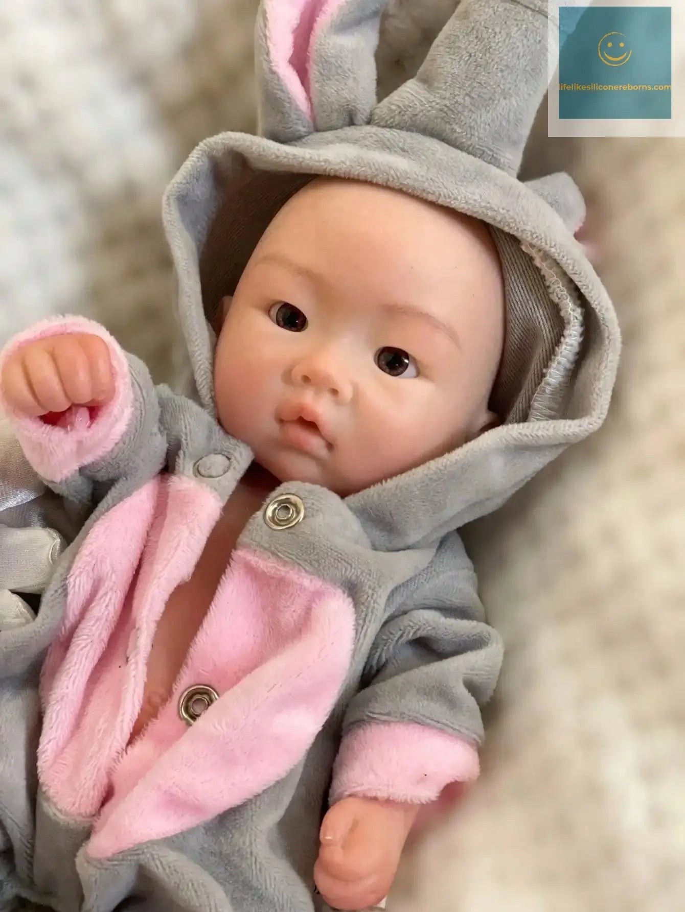 Saskia 10 Inch Full Body Silicone Reborn Baby Boy with 3D Painted Lifelike Skin & Visible Veins | Newborn Bebe Toy lifelikesiliconereborns.com