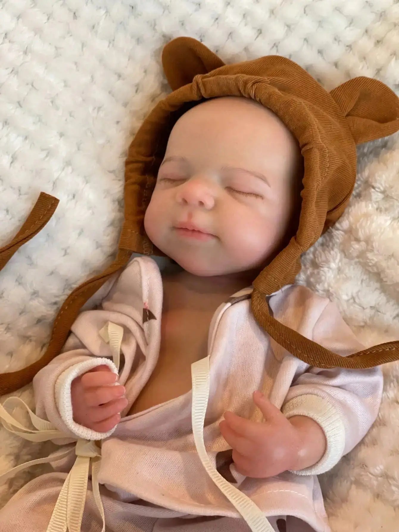 Saskia 13-Inch Silicone Pascale Reborn Doll: A Lifelike Handmade Baby Girl with Openable Mouth, Realistic Painted Veins Doll lifelikesiliconereborns.com