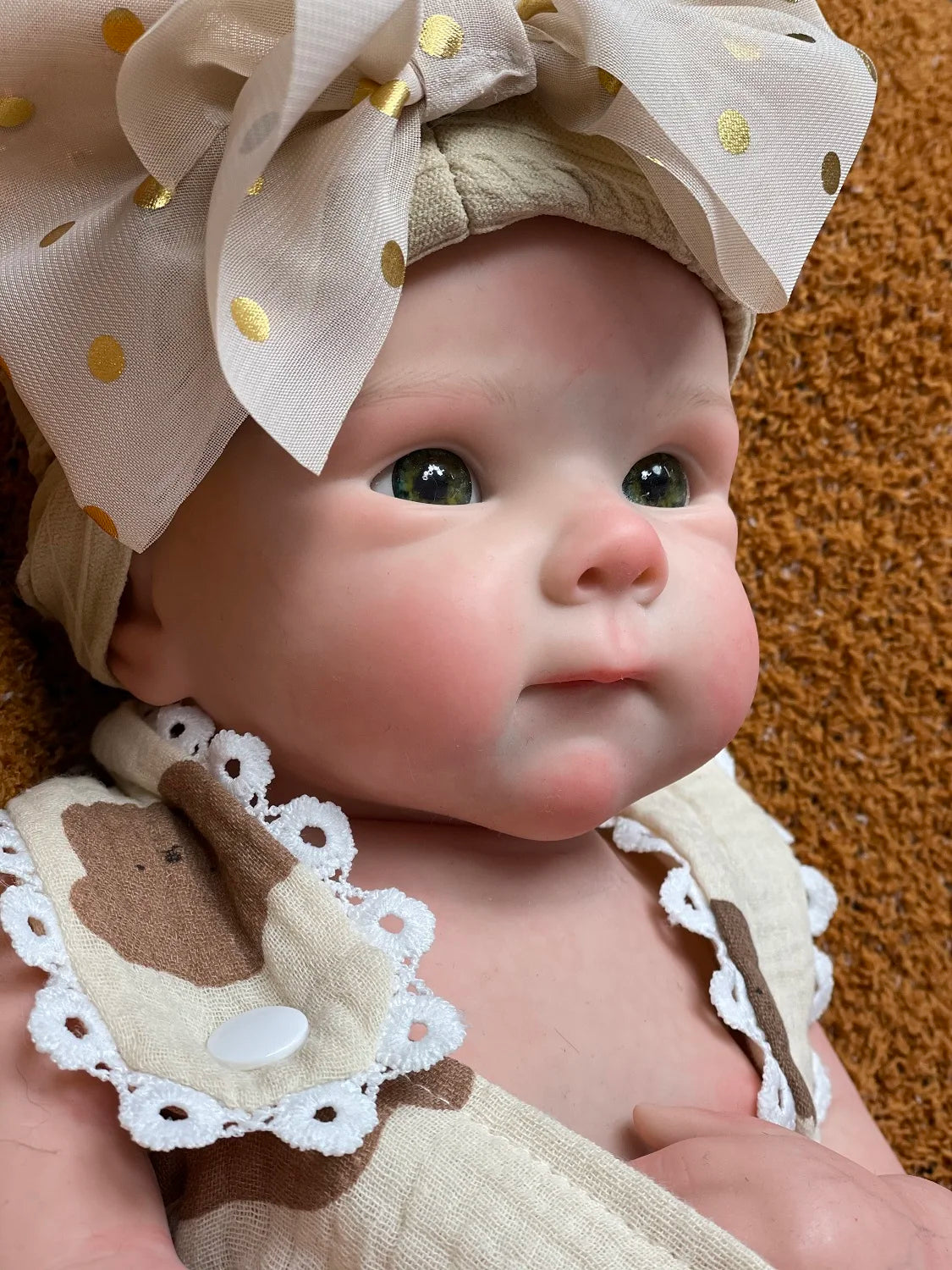 18Inch Can Open Mouth Solid Silicone BeBe Reborn Girl With Painted Skin  Corpo De Silicone Doll Soft Touch Lifelike Reborn Doll lifelikesiliconereborns.com