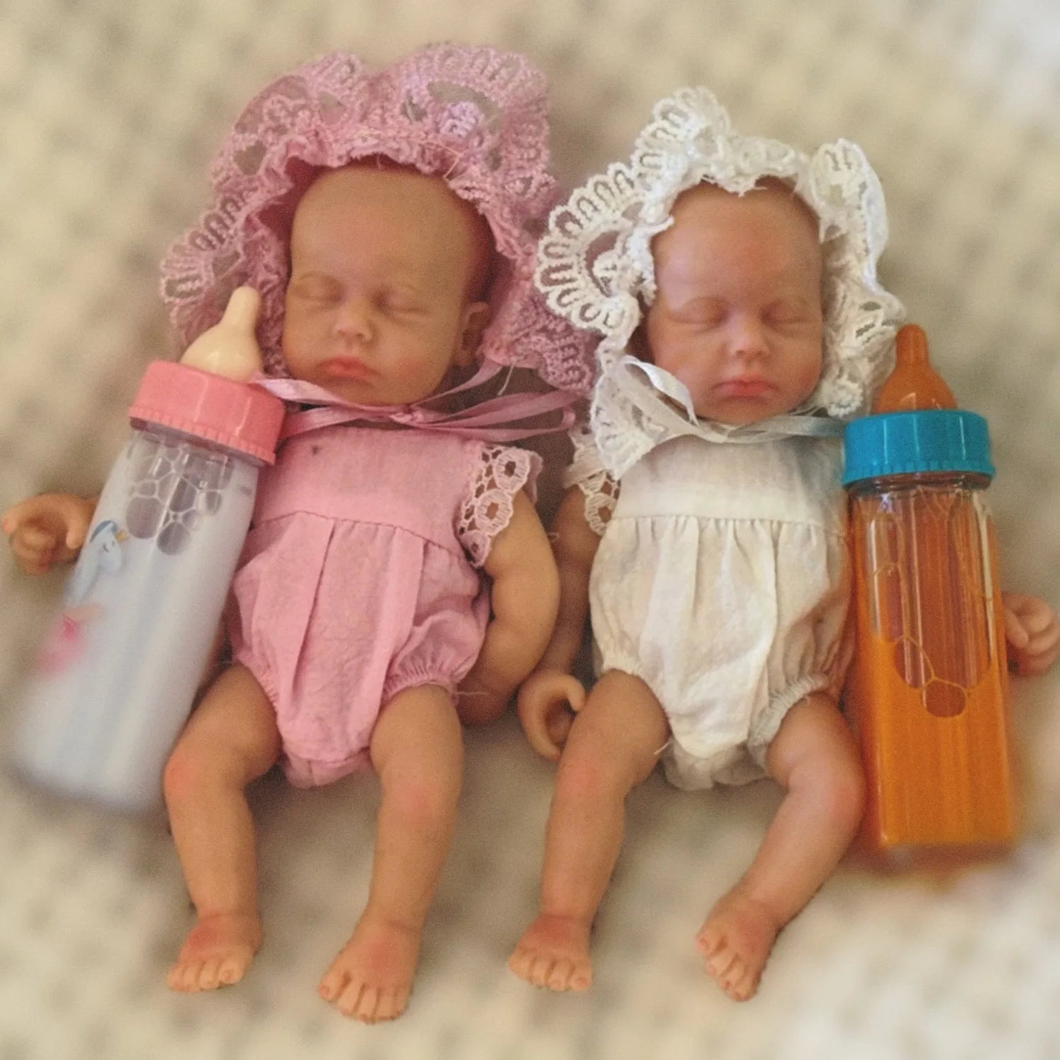 Anjo Doll 6 Inch Mini Palm Girl Loulou Soft Solid Silicone Reborn Doll Sleep Bebe Reborn Doll Pеборн Bebê Reborn Kукла Pеборн lifelikesiliconereborns.com