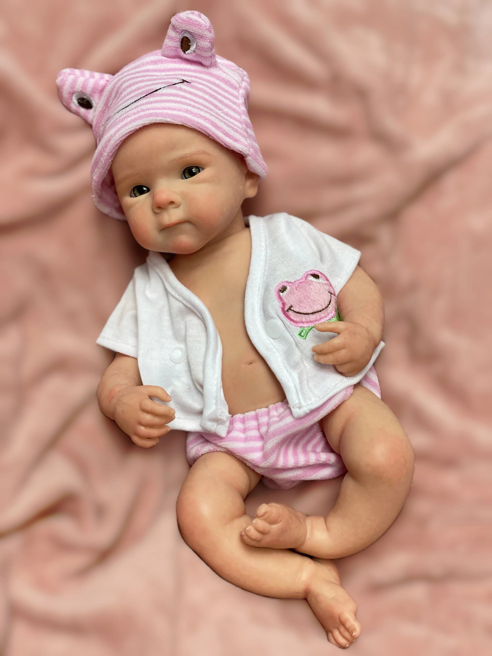 13Inch Cute Girl Bettie Reborn Dolls Open Mouth Whole Body Soft Solid Silicone Painted Reborn Baby Doll Toys Corpo De Silicone lifelikesiliconereborns.com