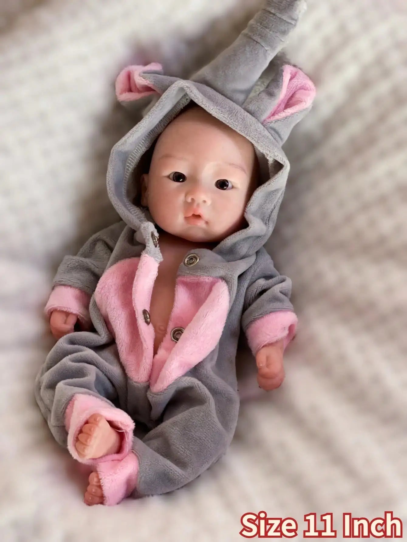 10 Inch Soft Silicone Boy Newborn Baby Doll Awake Bebe Soft Touch  Silicone Reborn Boy For Birthday Gifts lifelikesiliconereborns.com