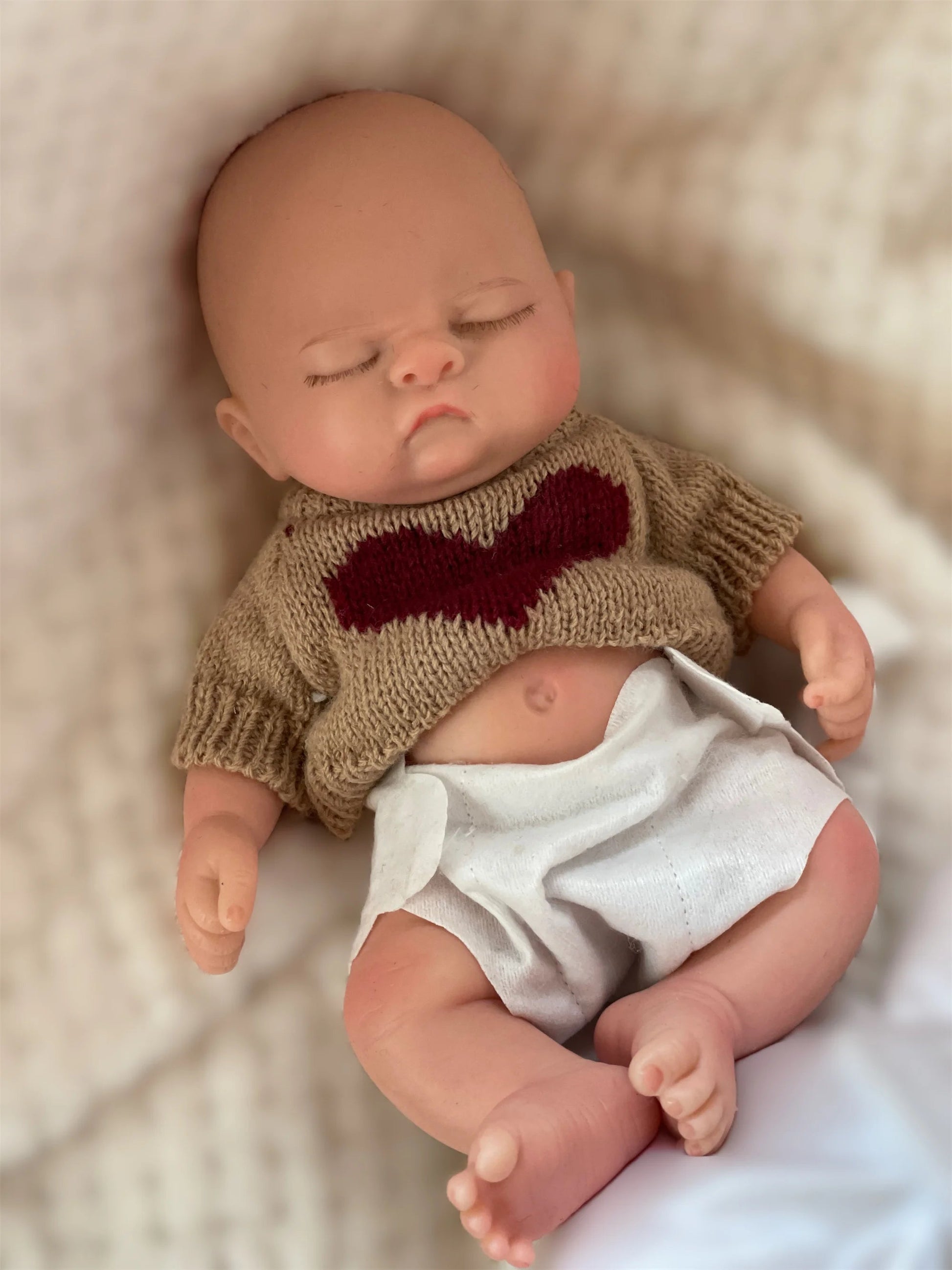 10Inch Silicone Boy Reborn Baby Doll Full Body Soft Solid Silicone Painted Lifelike Newborn Dolls reborn de silicone real cuerpo lifelikesiliconereborns.com