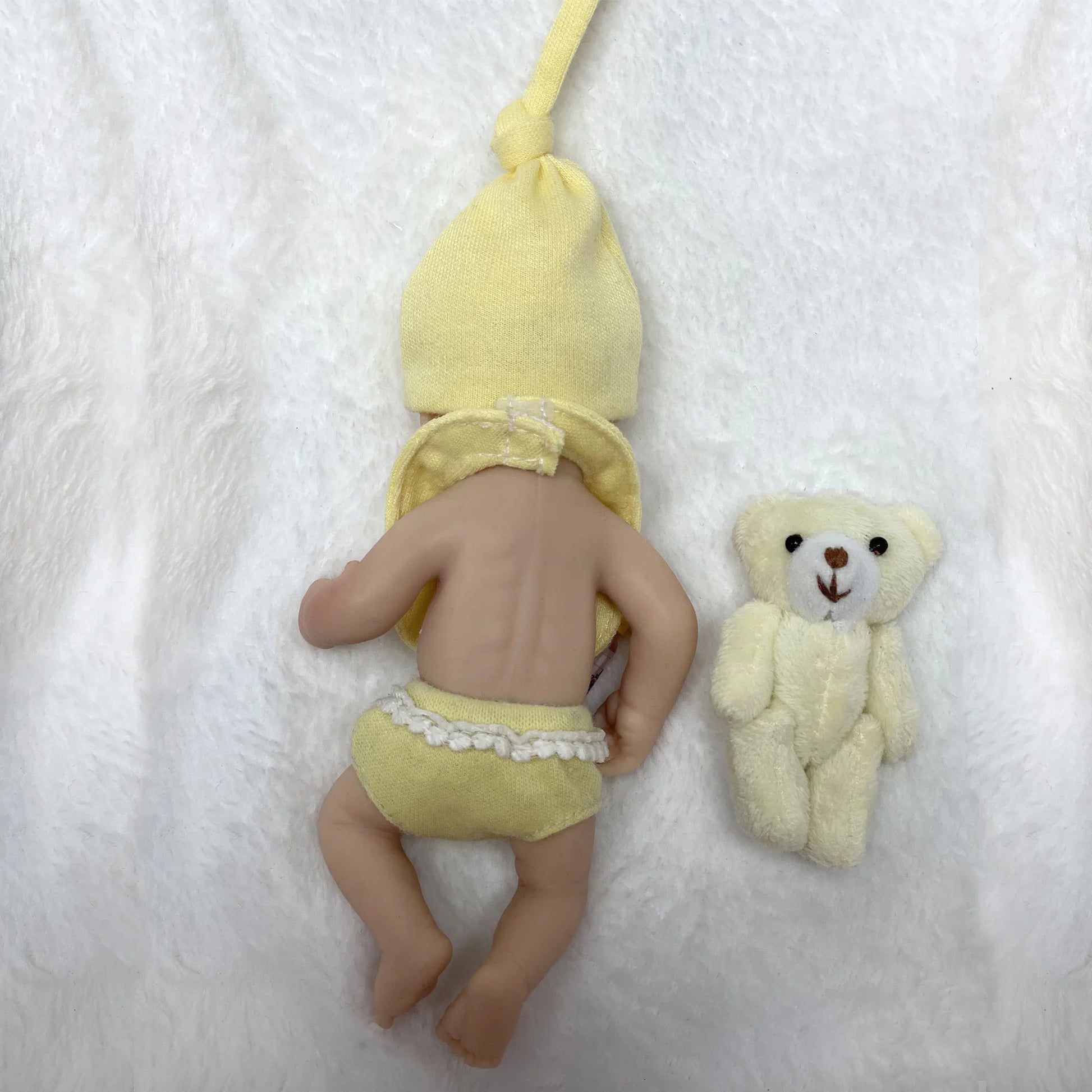 6 Inch Full Solid Silicone Bebe Palm Reborn Doll Handmade LifeLike Baby кукла реборн мальчик lifelikesiliconereborns.com
