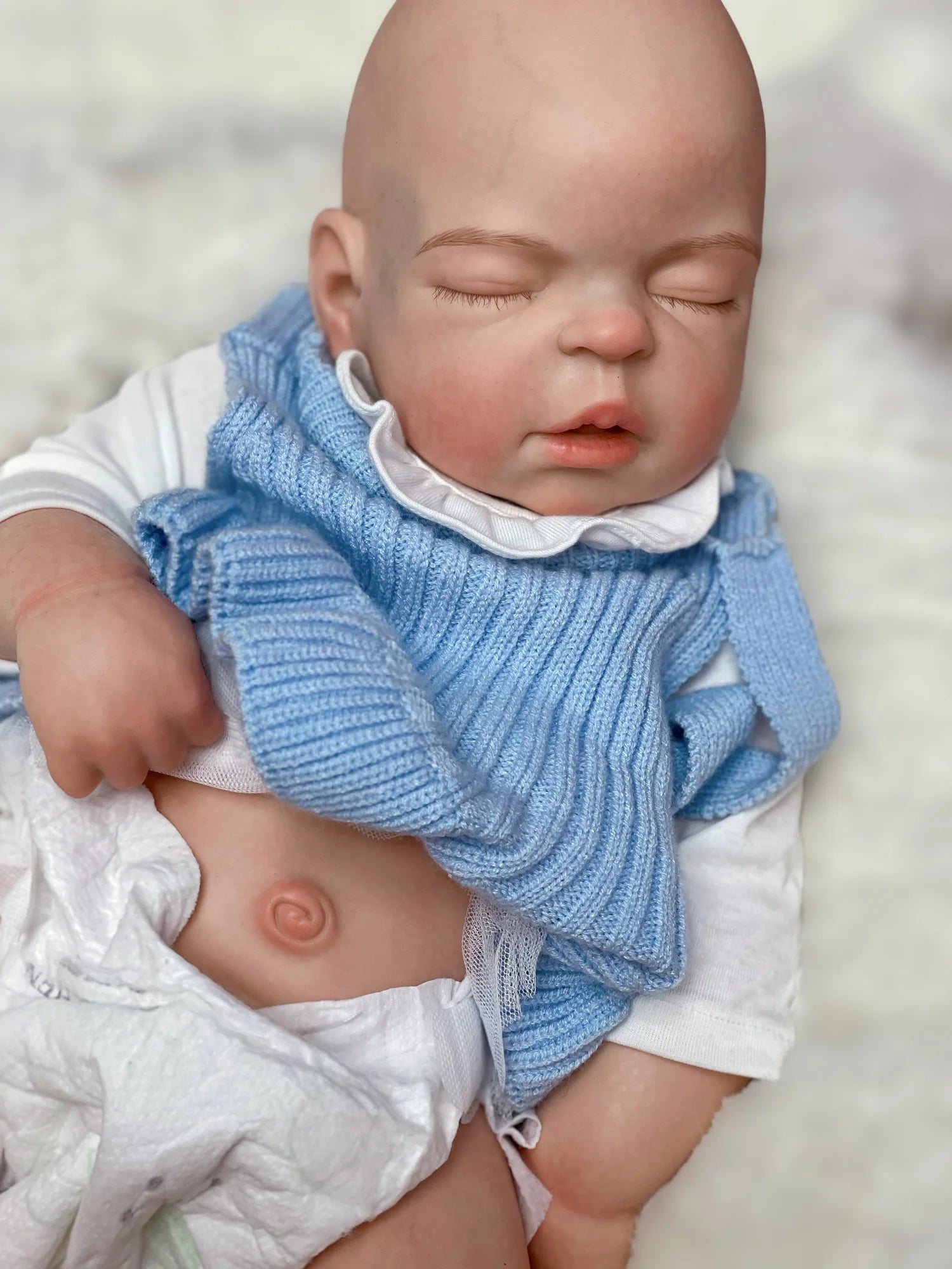 55cm Washable Solid Silicone Bebe Reborn Girl With 3D Painted Skin  Lifelike Sleeping Baby Doll Boneca Reborn Corpo De Silicone lifelikesiliconereborns.com