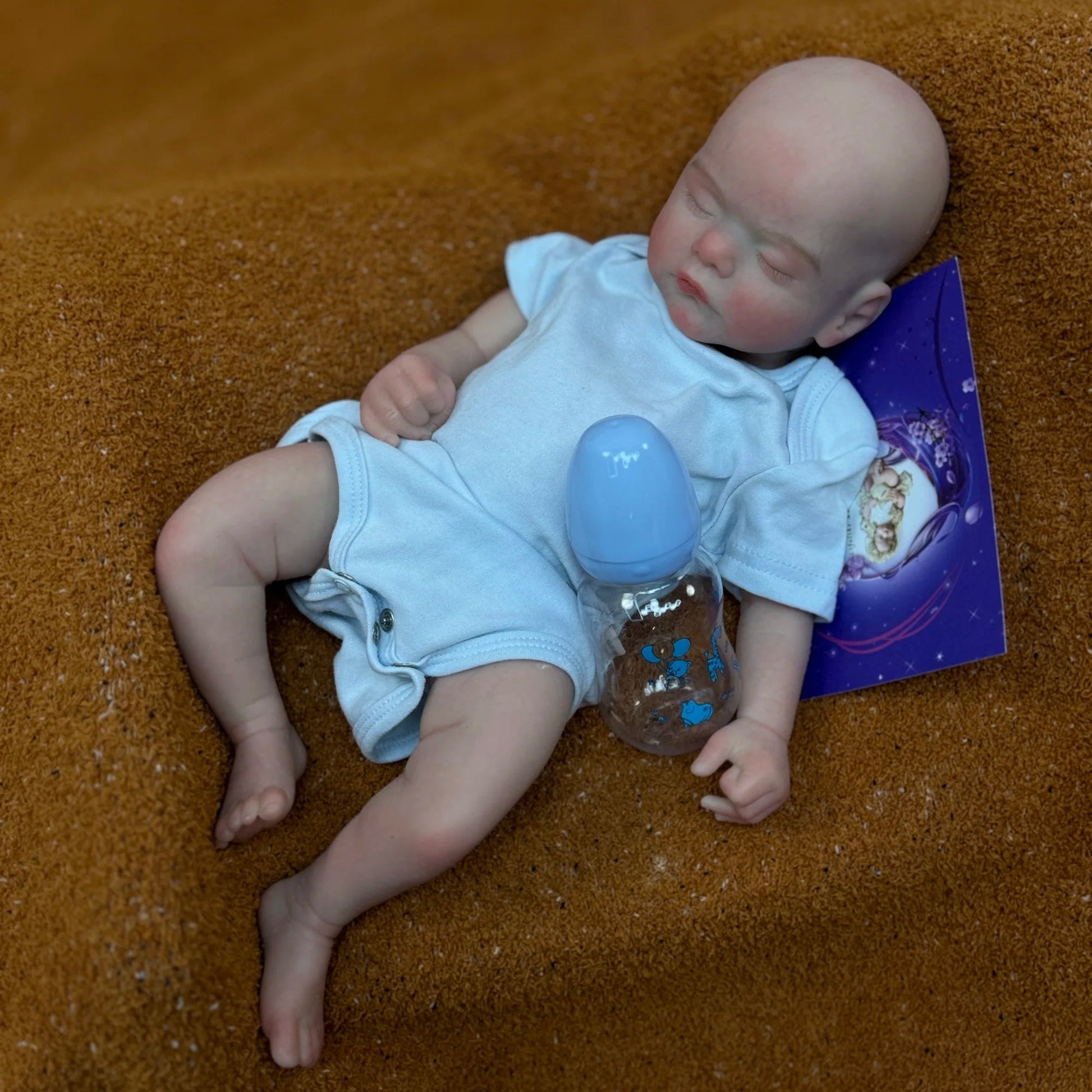 Can Open Mouth 45cm Twins Sam Reborn Baby Girl and Boy Full Body Solid Silicone Un/Painted Bebe Reborn Soft Touch Feeling Doll lifelikesiliconereborns.com