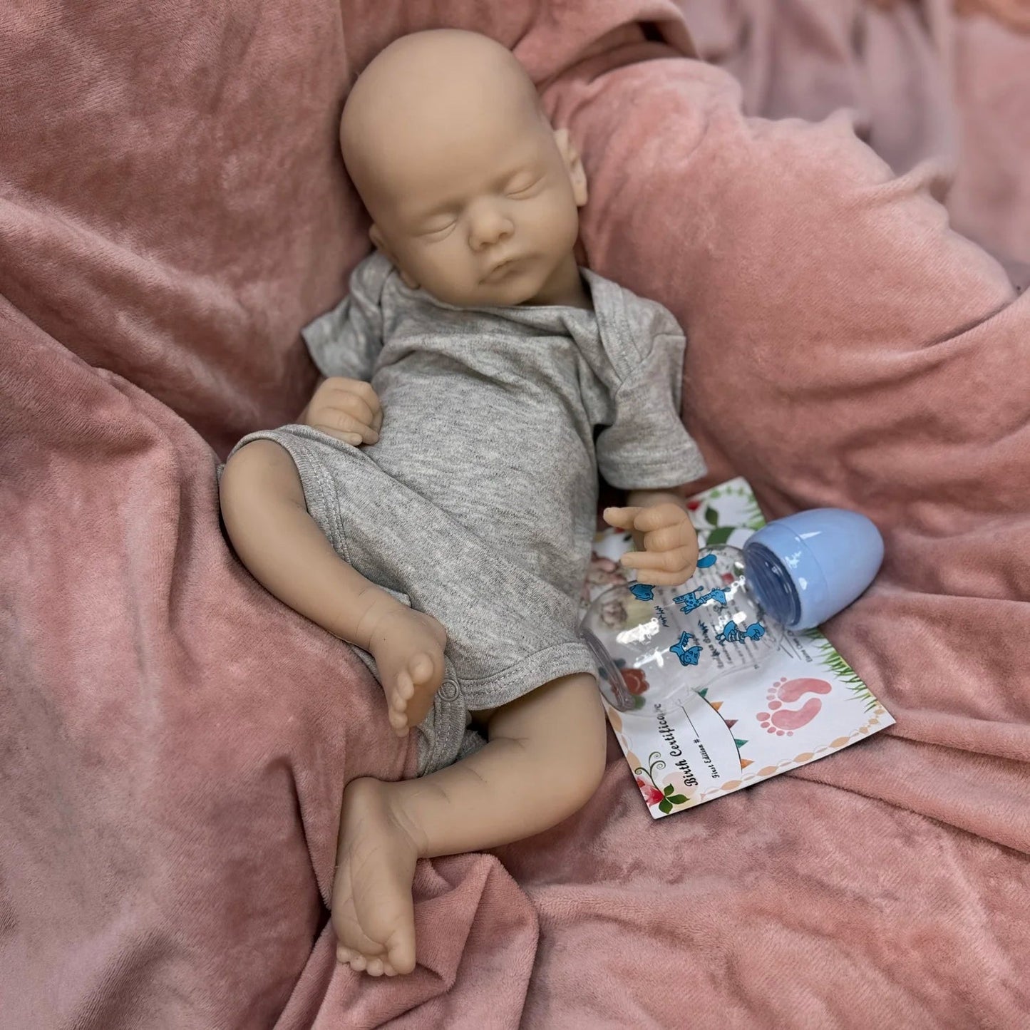Can Open Mouth 45cm Twins Sam Reborn Baby Girl and Boy Full Body Solid Silicone Un/Painted Bebe Reborn Soft Touch Feeling Doll lifelikesiliconereborns.com