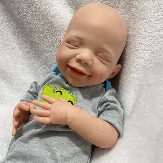 100% Whole Body Silicone Reborn Baby Girl April 45cm Floppy Washable Newborn Infant Cuddle Dolls Corpo De Silicone Birthday Gift lifelikesiliconereborns.com
