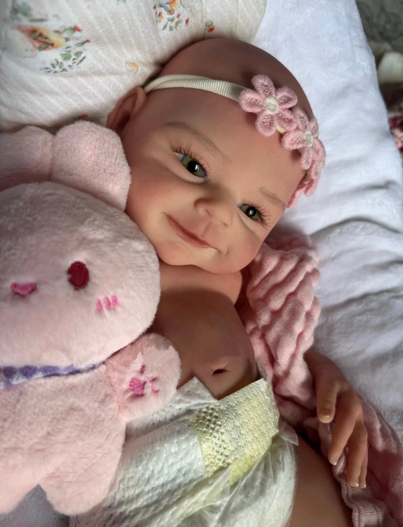 1 PC 18 Inch Silicone Bebe Reborn Doll Handmade Lifelike Newborn Baby Girl For Children Birthday Gifts（Clothes Send Random） lifelikesiliconereborns.com