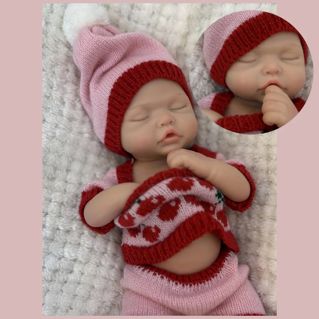 13inch Silicone bebe can open mouth Full Solid Slicone Bebe Reborn Doll Realistic Newborn Baby Doll Toy For Gifts Muñeca Reborn lifelikesiliconereborns.com