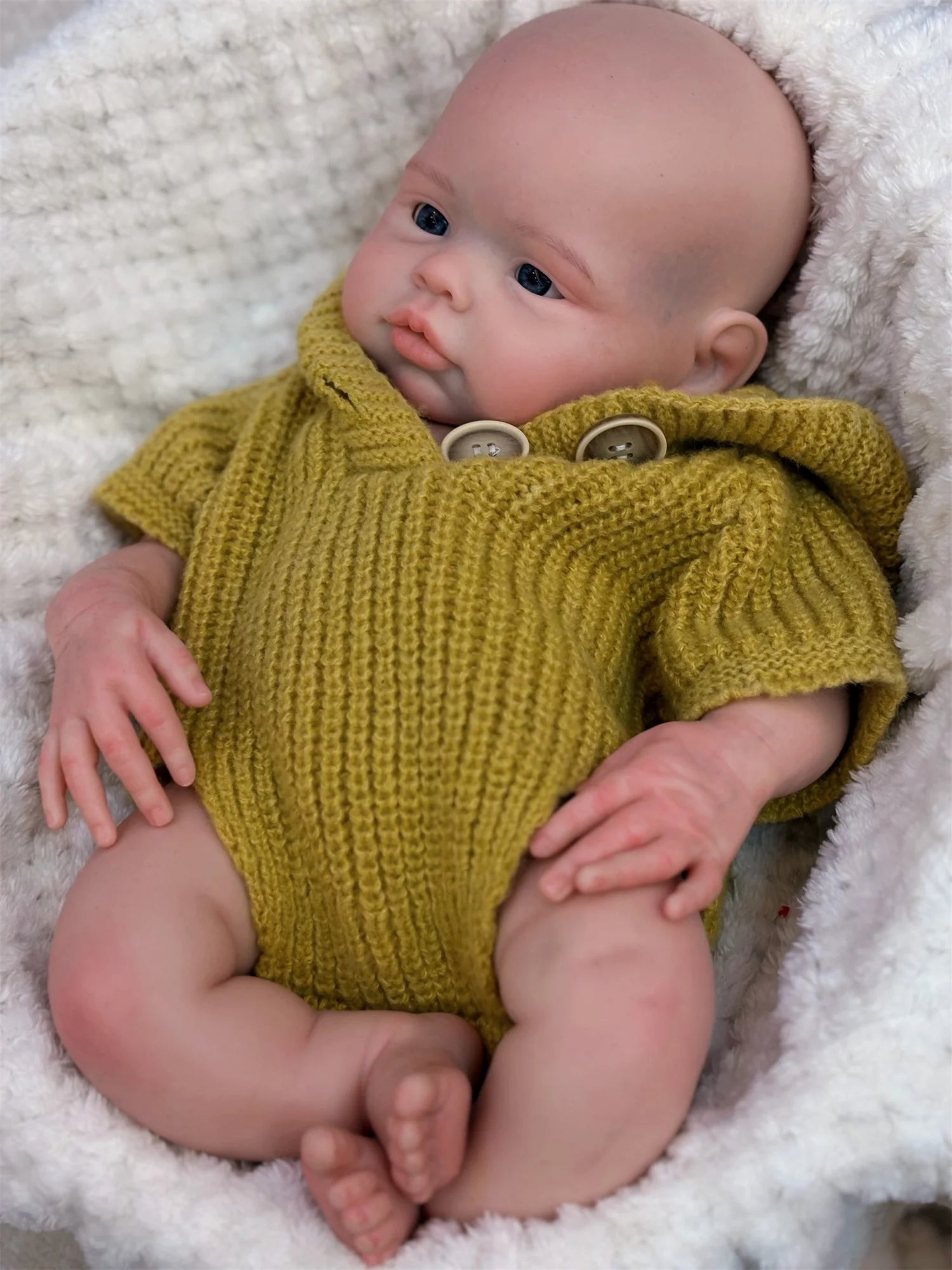17Inch Washable Open Eyes Soft Silicone Reborn Girl Doll With 3D Painted Skin Can Handmade Bebe Reborn Girl For Family's Gift lifelikesiliconereborns.com