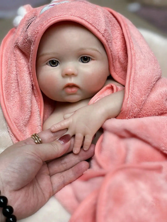 18 Inch Lifelike Handmade Bebe Silicone Reborn Doll Handmade 3D Painted Newborn Baby Doll For Children Birthday Gifts lifelikesiliconereborns.com