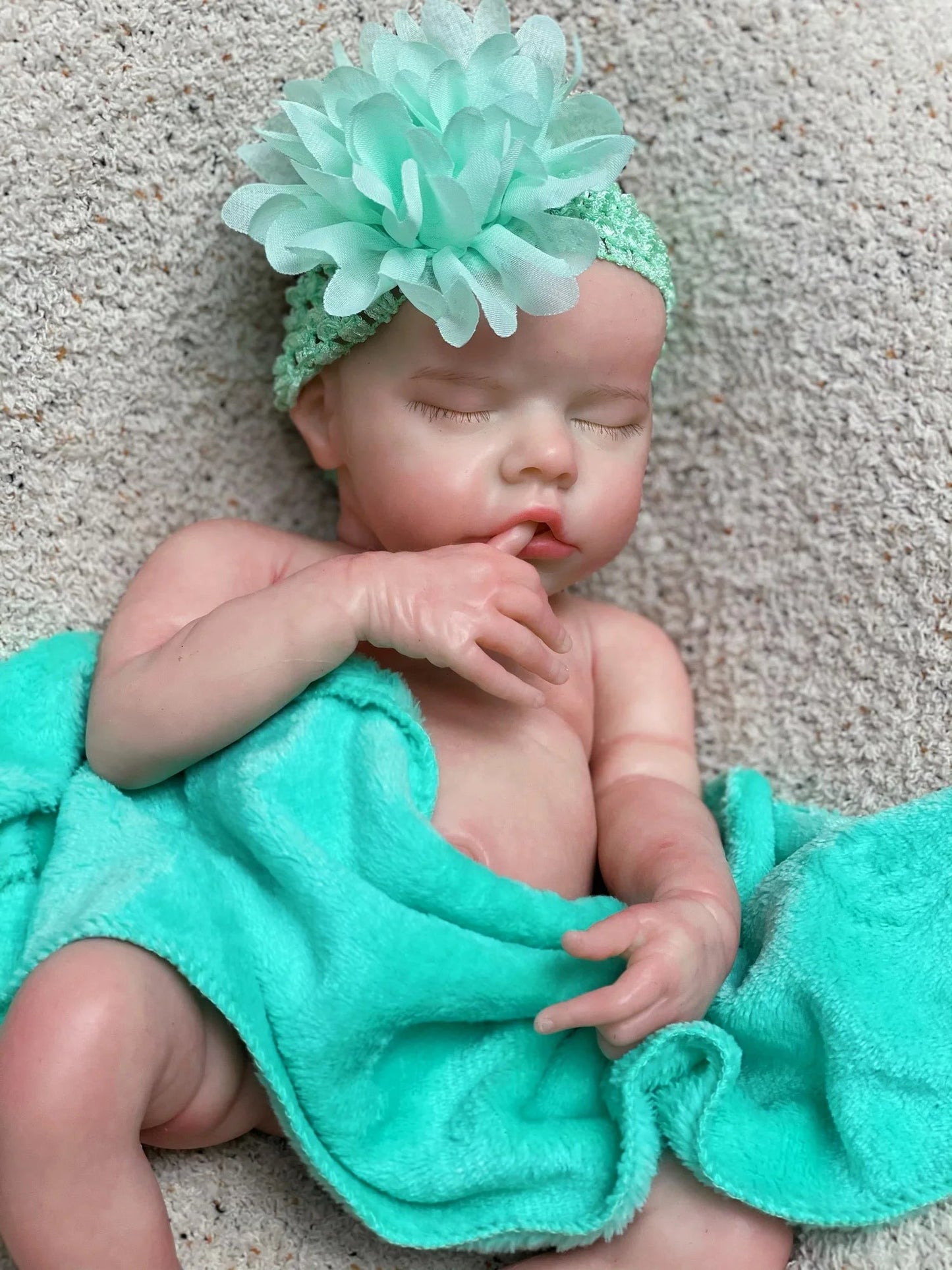 40cm Twins B Solid Silicone Bebe Reborn Girl With 3D Painted Skin Visible Veins Soft Touch Reborn Baby Girls For Children's Gift lifelikesiliconereborns.com