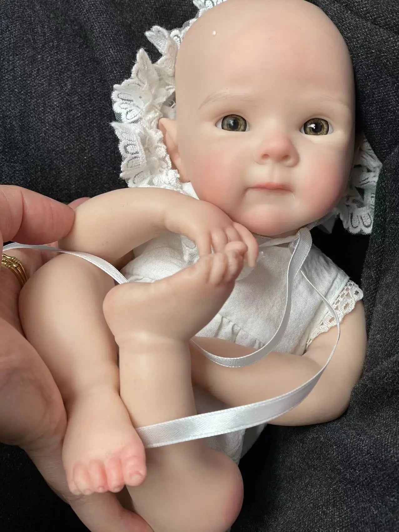 13Inch Girl Bettie Full Body Soft Solid Silicone Reborn Doll Painted Handmade Reborn Baby Doll Reborn Corpo De Silicone lifelikesiliconereborns.com