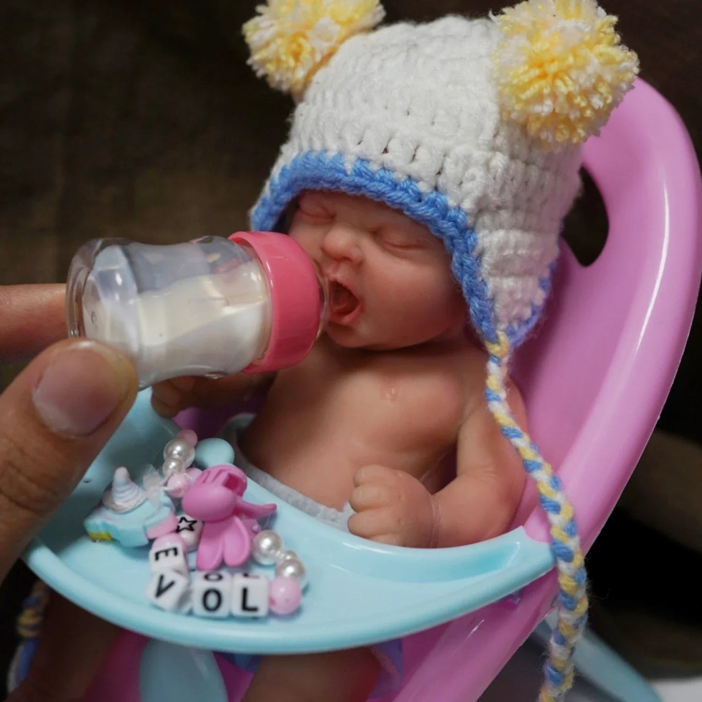 Reborn Baby Dolls 7" Girl Micro Preemie Full Body Silicone Baby Doll Sophia Lifelike Mini babies Surprise Children Anti-Stress lifelikesiliconereborns.com