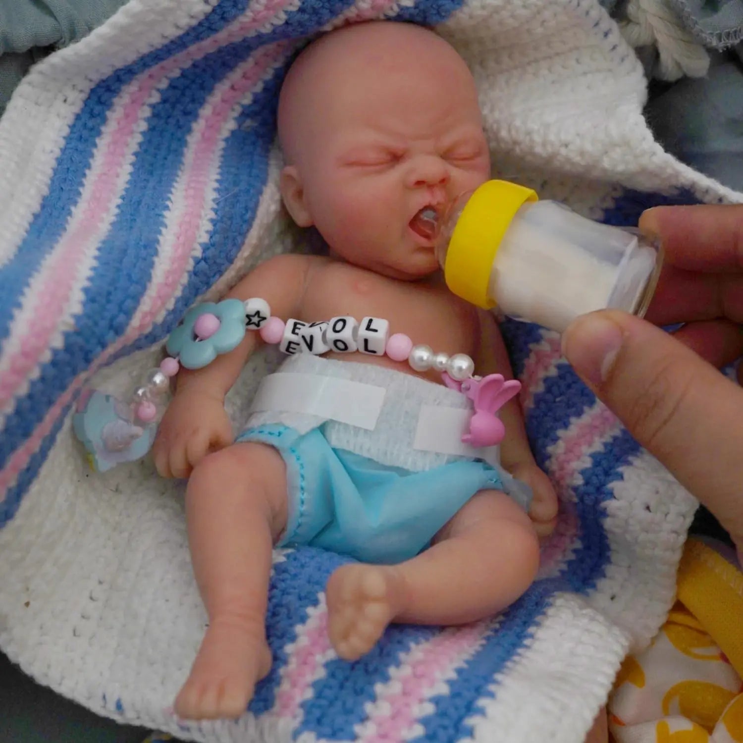 Reborn Baby Dolls 7" Girl Micro Preemie Full Body Silicone Baby Doll Sophia Lifelike Mini babies Surprise Children Anti-Stress lifelikesiliconereborns.com