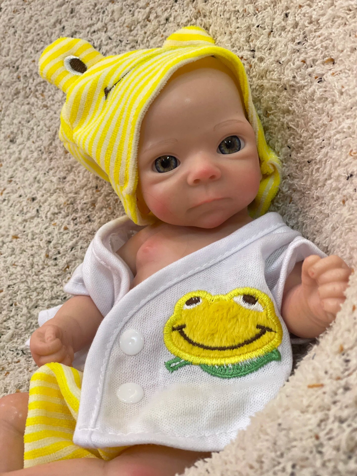 10Inch Silicone Girls Whole Body Soft Solid Silicone Reborn Baby Dolls Handmade Painted Newborn Baby Dolls Toys For Kids Gifts lifelikesiliconereborns.com