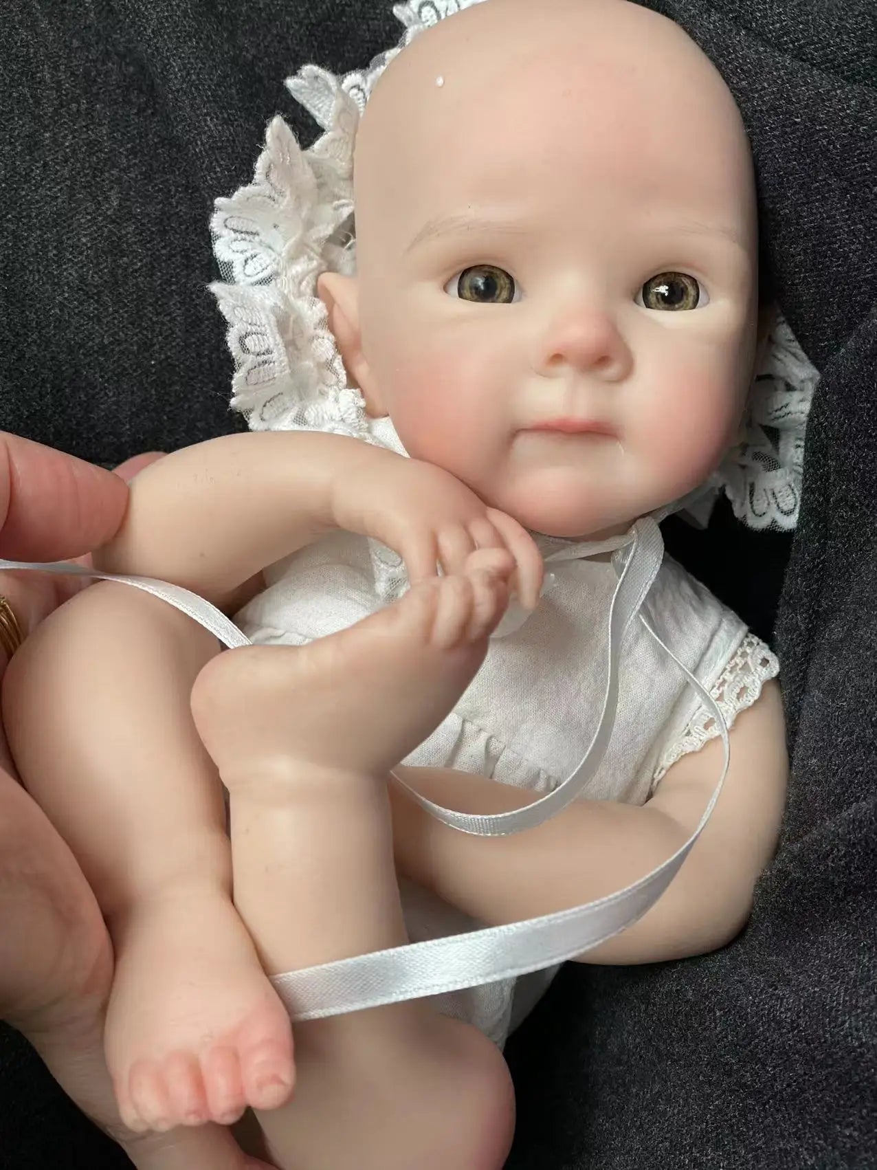 13Inch Girl Bettie Full Body Soft Solid Silicone Reborn Doll Painted Handmade Reborn Baby Doll Reborn Corpo De Silicone lifelikesiliconereborns.com