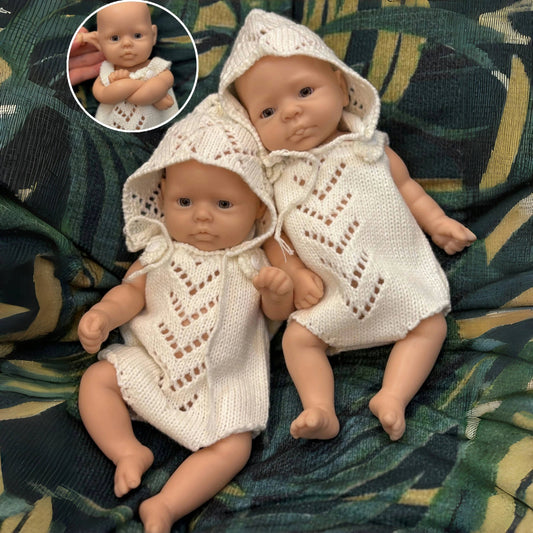 10Inch Silicone Girls Whole Body Soft Solid Silicone Reborn Baby Dolls Handmade Painted Newborn Baby Dolls Toys For Kids Gifts lifelikesiliconereborns.com