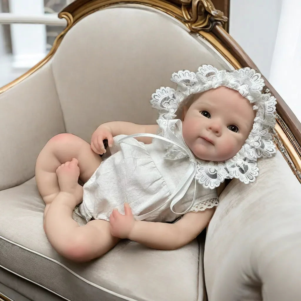13Inch Girl Bettie Full Body Soft Solid Silicone Reborn Doll Painted Handmade Reborn Baby Doll Reborn Corpo De Silicone lifelikesiliconereborns.com