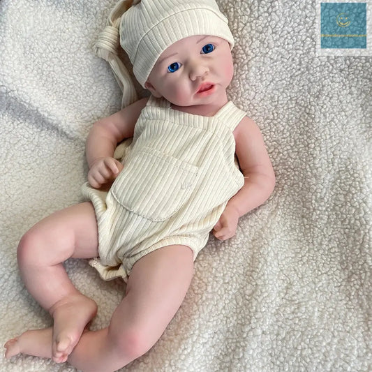 Unpainted Advanced Painted Doll Gift Set for Kids Real Saskia 18 Inch Realistic Newborn Baby Handmade Lifelike Newborn Girl lifelikesiliconereborns.com