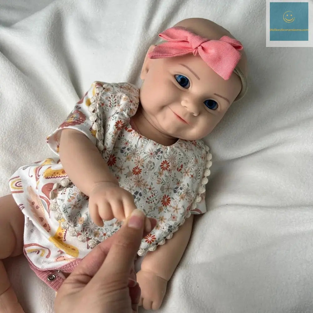 Weighted 20Inch Silicone Reborn Baby Girl Maddie Open Eyes Doll Lifelike Details for Gifts & Hobby Enthusiasts Collectibles lifelikesiliconereborns.com