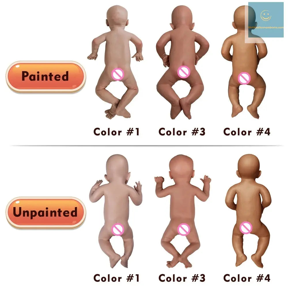 heavy Whole Silicone Reborn Baby Doll Flexible Girl Bebe Handmade 3D Skin Visible Veins Full Body Solid Silicone Baby lifelikesiliconereborns.com