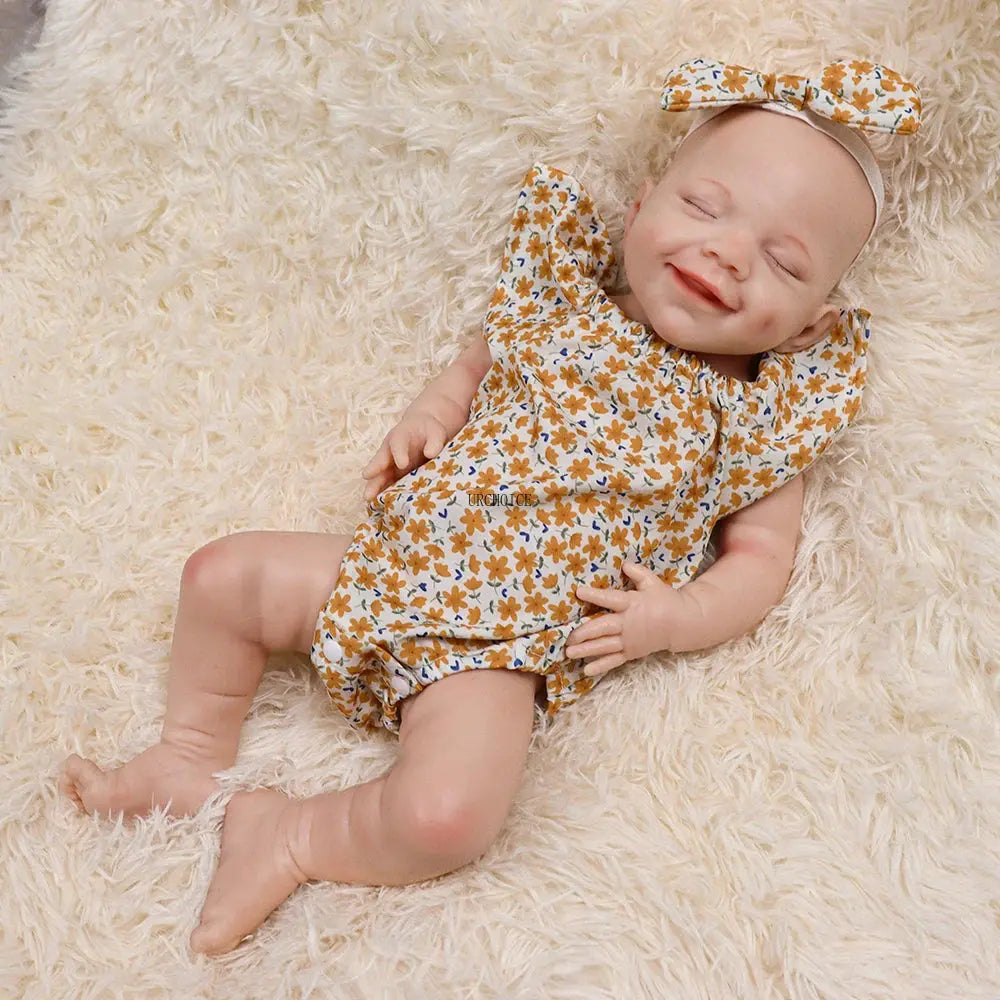 heavy Whole Silicone Reborn Baby Doll Flexible Girl Bebe Handmade 3D Skin Visible Veins Full Body Solid Silicone Baby lifelikesiliconereborns.com